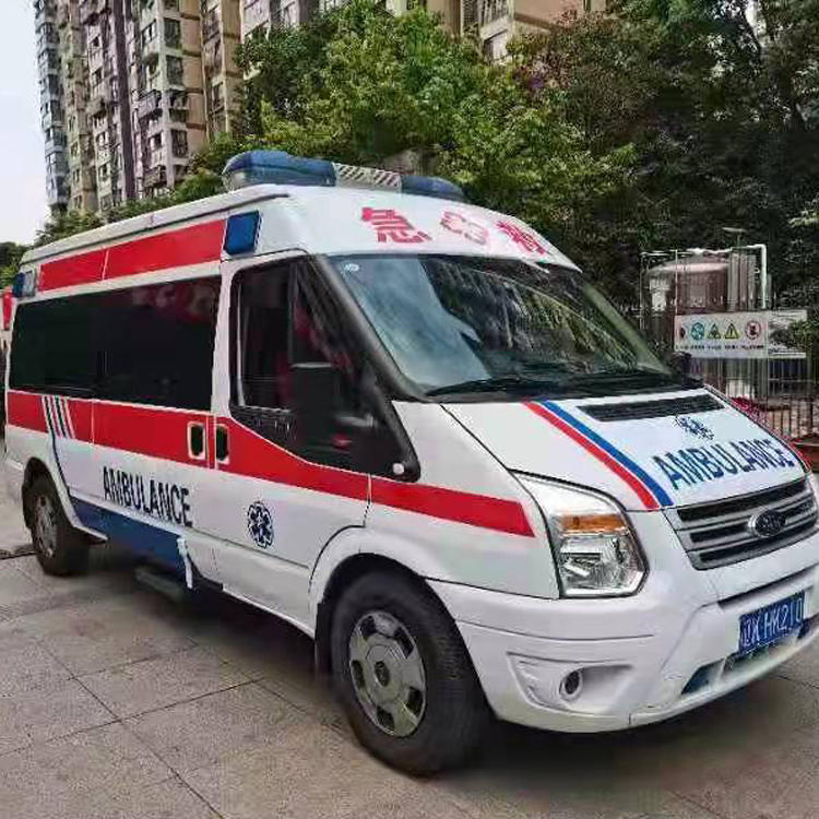 清远长途救护车护送病人返乡